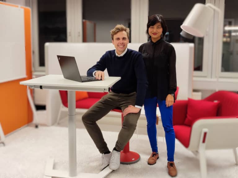 Niao Wu and Jens Wöhrle, founders of onyo